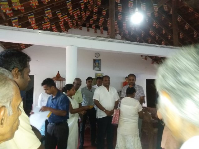 DONATION FOR FLOOD VICTIMS